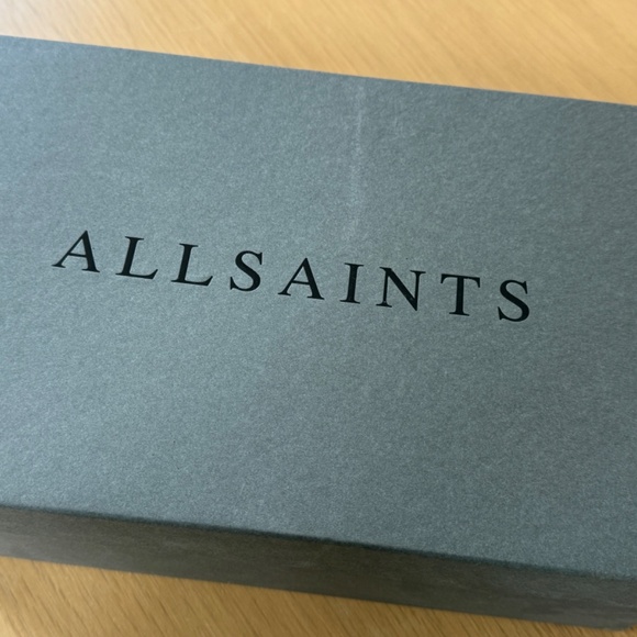 All Saints Hynes Monk Strap Shoes - Black Leather Size 11US main image 4